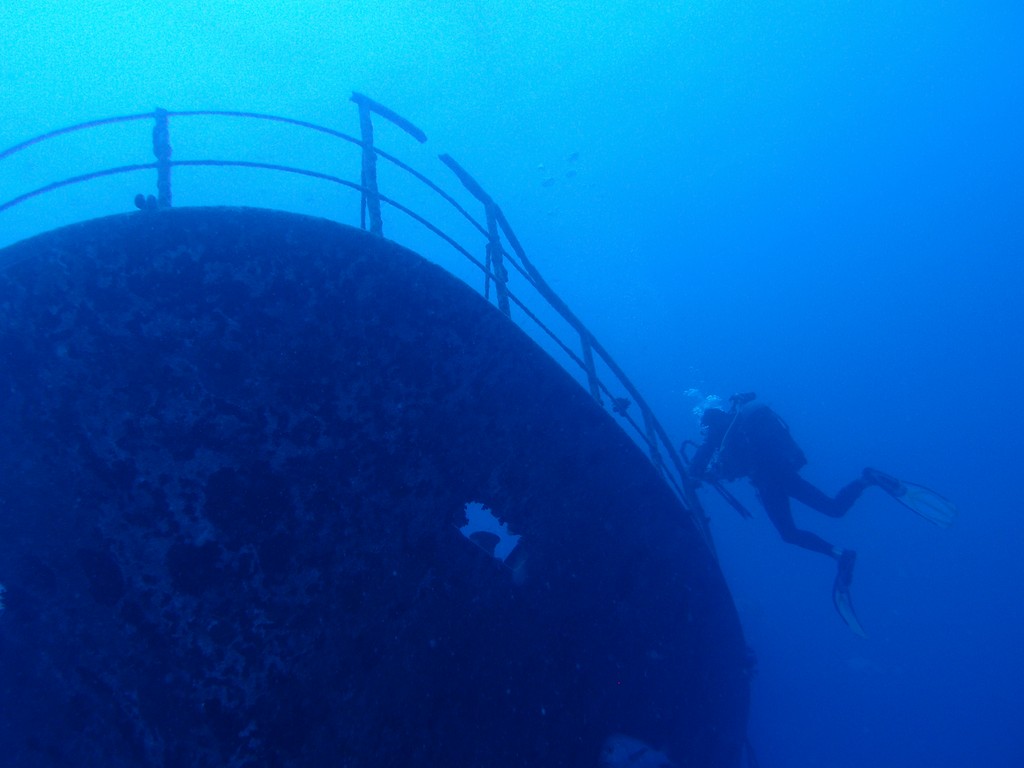 Epave Toho V Nouvelle-Calédonie plongée bouteille photographe sous-marin