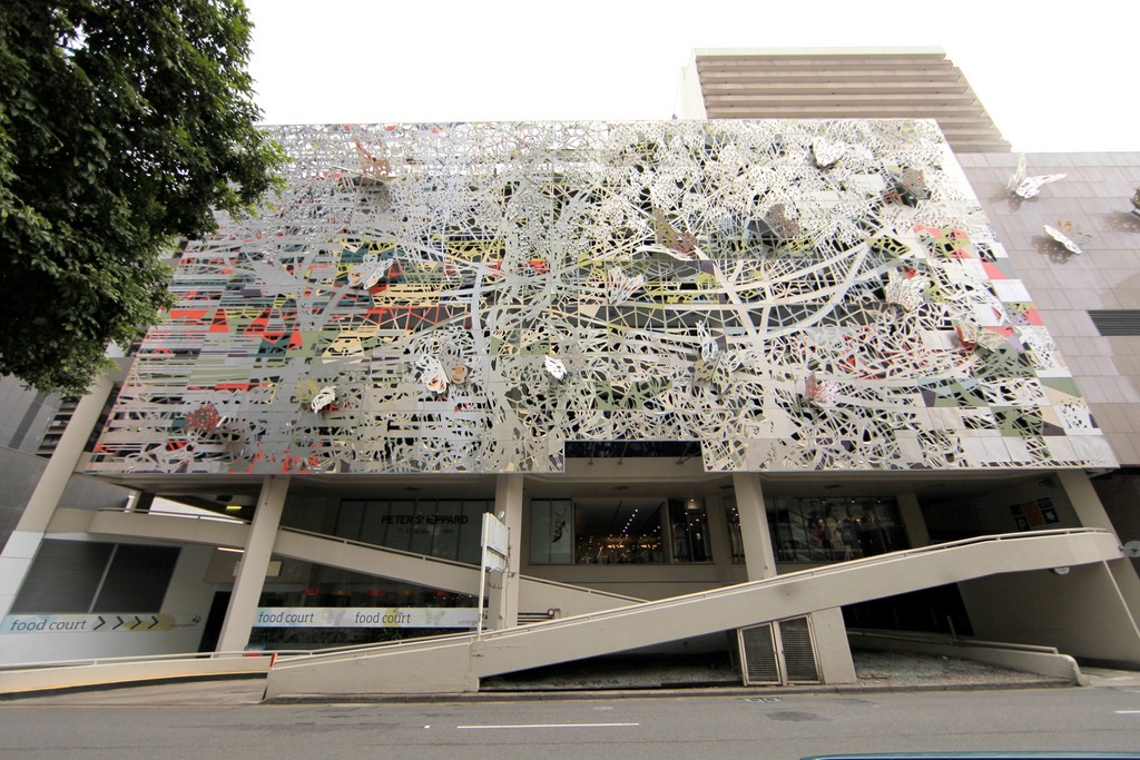facade d'immeuble art deco brisbane australia australie