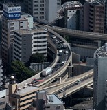 Infrastructure routière nipponne Tokyo voiture