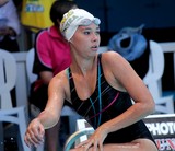Jeune nageuse CNC Maillot bain noir piscine Meeting Qantas 2014 Nouvelle-Calédonie