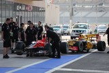 United Arab Emirates formula 1 mechanics waiting for control