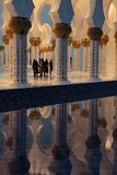 Colonnes en marbres mosquée Sheikh Zayed Abou Dabi