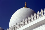 Dômes de la mosquée Sheikh Zayed Abou Dabi Émirats Arabes Unis