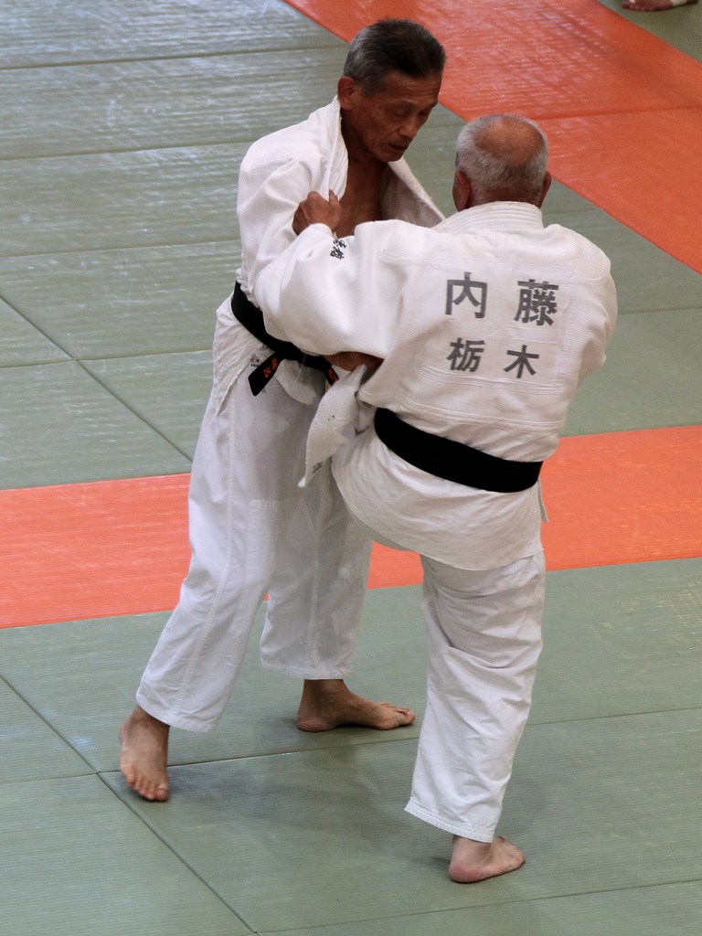 Technique combat judo Ceinture noire vieux maitre kodokan dojo Japon Tokyo