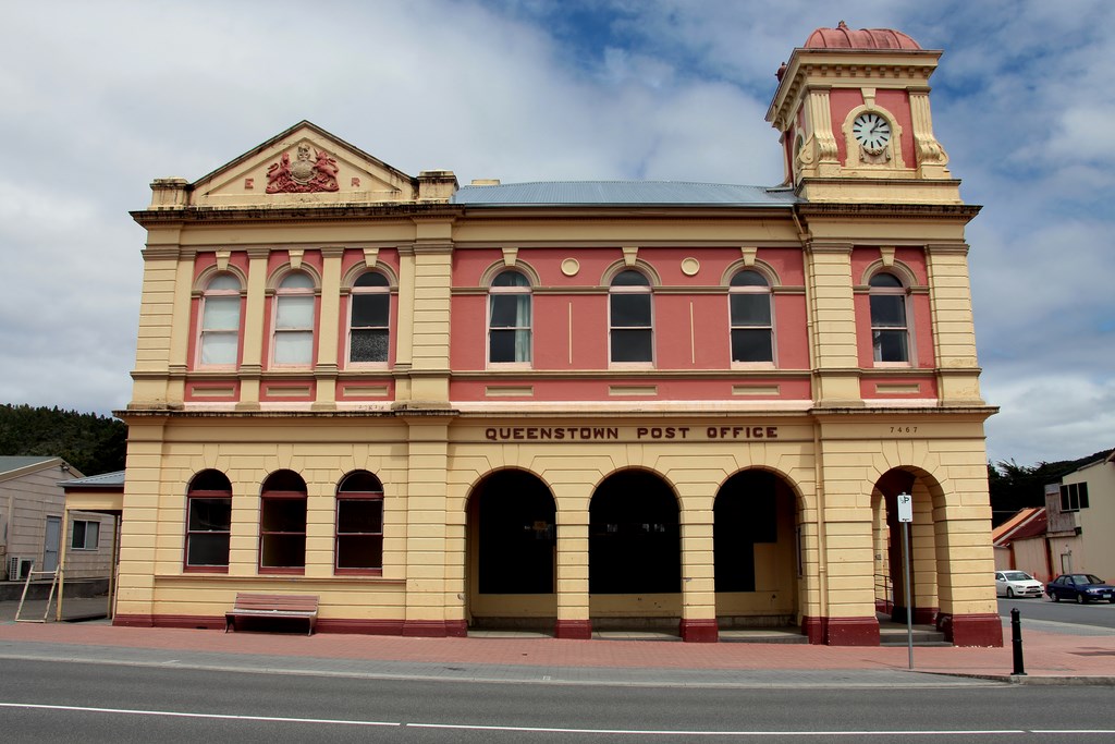 Queenstown post office Tasmania Australia