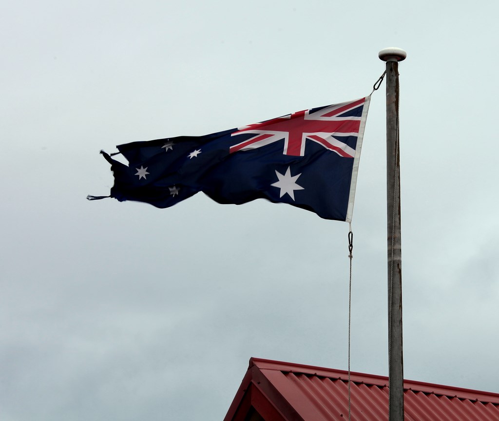 Drapeau national Australien Étoile de la fédération Australie