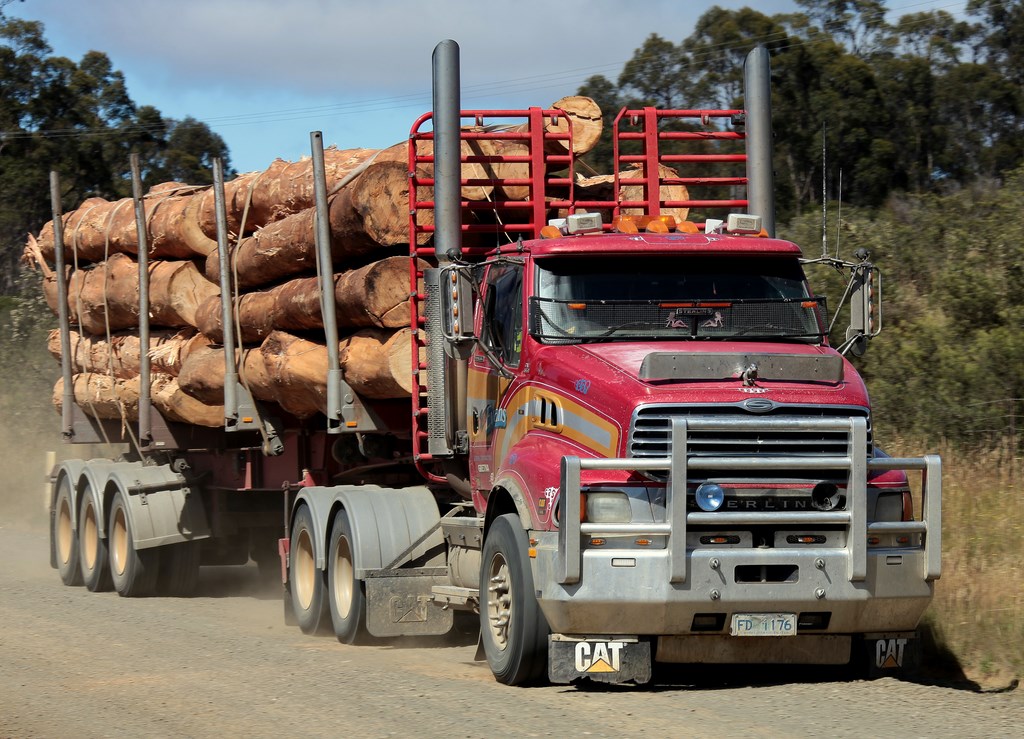 Sterling trucks Timber wood Tasmania Australia