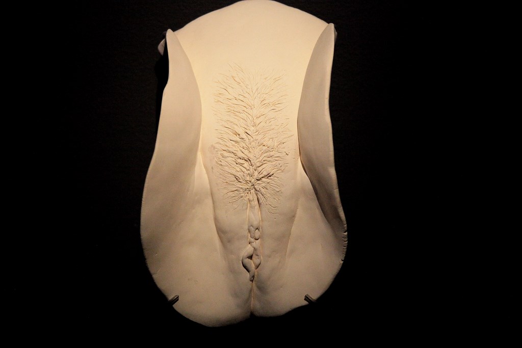 Sculpteur Australien Greg Taylor Moulage sexe femme Mona Museum Hobart Tasmanie Australie