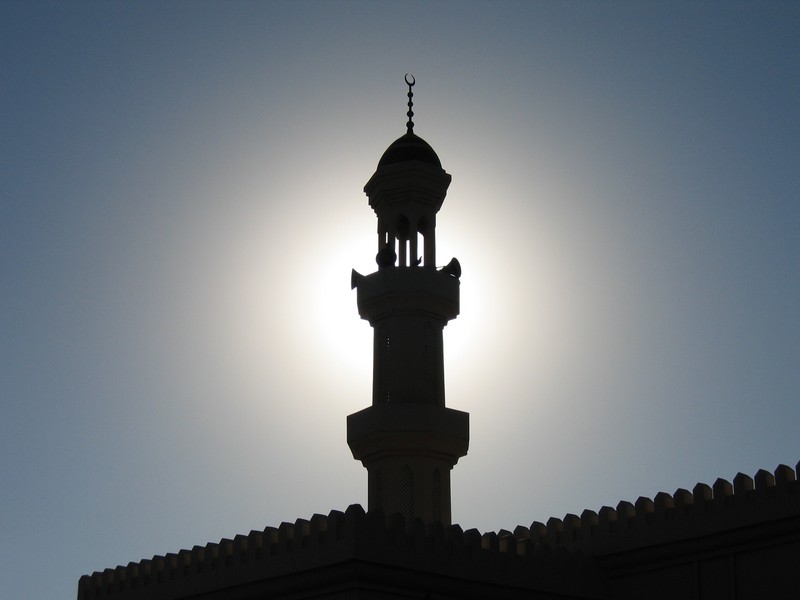 Minaret dans le soleil - Dibba - OMAN