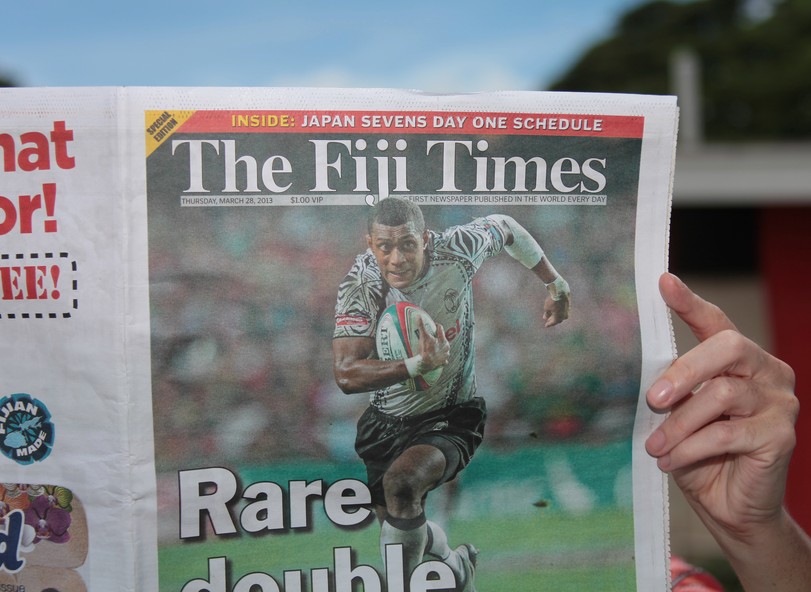 The Fiji Times first newspaper published in the world every day