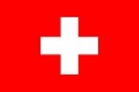 Drapeau Suisse Swiss flag white cross on a red flag
