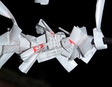 Loterie sacrée divinations écrites bandes de papier Tirage au sort sanctuaire shinto Tokyo Japon