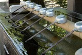 Louche hishaku 柄杓 cérémonie shinto purification par ablutions Tokyo Japon