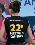 22eme Meeting Qantas publicité Nouvelle-Calédonie sériegraphie tissus