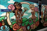 Street art by Deb Uniacke Ct Melbourne Australia