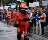 Australia Day 2015 Melbourne Victoria  State Emergency Service Paddy Platypus