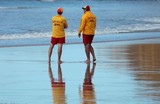 Surf rescue guy on the beach Surf Life Saving Australia