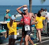 Samuel Betten running Triathlon international Noumea New Caledonia