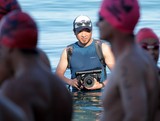 Média Japonais photographe canon waterproof case Triathlon international Nouméa Nouvelle-Calédonie