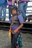 Jeune garçon équipement Rodéo Foire de Koumac et du Nord Nouvelle-Calédonie