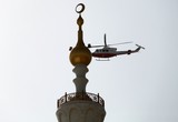 Abu Dhabi Police Sheikh Zayed Mosque Abu Dhabi police helicopter 