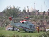 Helicoptere GP F1 Emirates palace Abu Dhabi UAE AW139 new generation medium twin-turbine helicopter