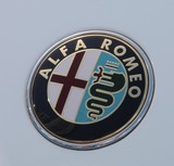 Logo Alfa Romeo voiture constructeur automobile italien (Anonima Lombarda Fabbrica Automobili 