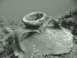 Amphore gauloise type 5 mer Mediterranee Toulon Var plongée archéologique site a cruche