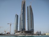 Etihad Buildings Complex Abu Dhabi from Khor Al Bateen United Arab Emirates