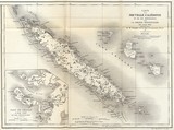 Nouvelle-Calédonie carte La Colonie Pénitentiaire de l'île Nou carte de Mr Bouquet de la Grye