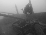 Iranian wreck Musandam Oman diver inspection