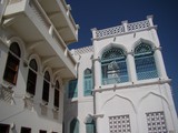Traditional arabic architecture detail in Muscat old town Oman 