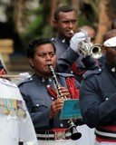 Fiji police band woman 