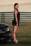 Short Dress hostess smile Mercedes show sexy Russian hot girl Dubai UAE