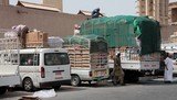 Dubai old souk Toyota Isuzu loading zone truck UAE Emirats Arabes Unis