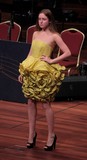 Brisbane Australia Queensland yellow dress for young babe fashion model
