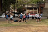 Combat sport training session at Sydney Australia